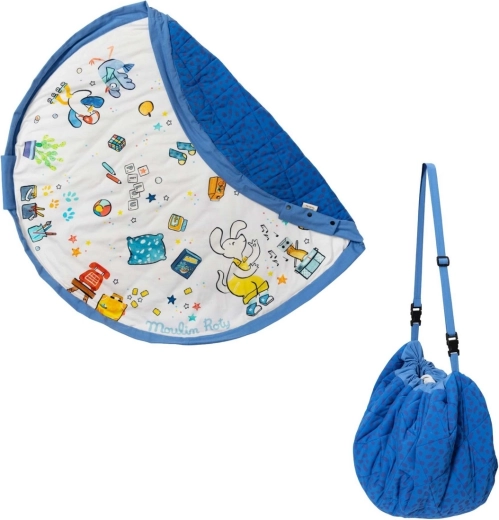 Play and Go Noomad Soft mängutekk ja mänguasjakott Puce & Pilou by Moulin Roty