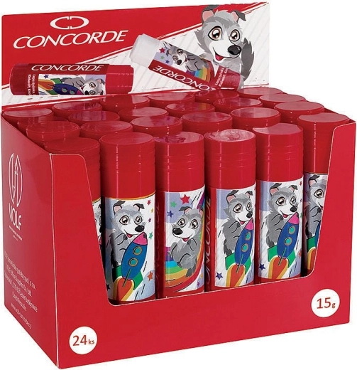 Liimipulk CONCORDE Volfík 15 g, erinevate motiivide valik