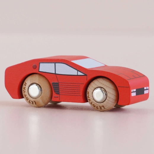 Le Toy Van puidust võidusõiduauto Marco