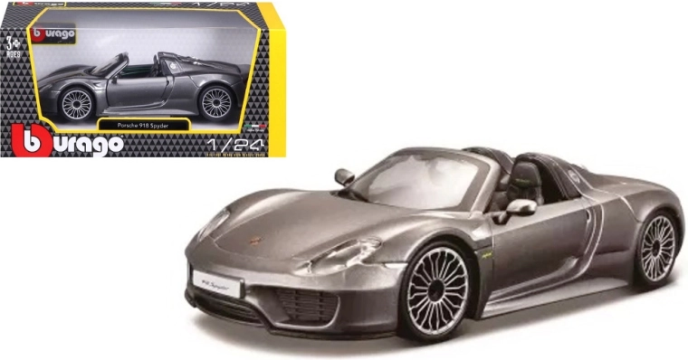 Metallist mudel BBURAGO 1:24 Porsche 918 Spyder – hall