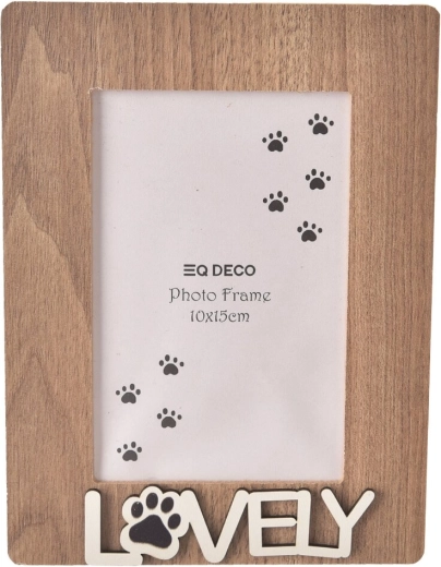 Lovely Cat Wooden Photo Frame 10 × 15 cm