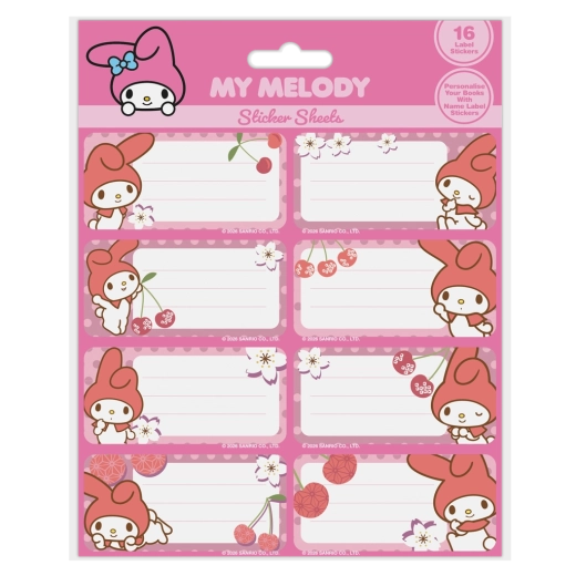 Cinnamoroll’i vihikute nimekleebised
