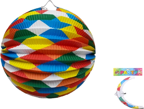 Paberist ümmargune latern 25 cm