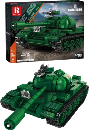 Type 59 tanki ehituskomplekt World of Tanks 748 detailiga