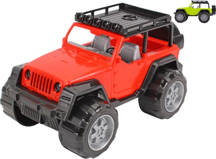 Plastic off-road SUV car 28 cm for children