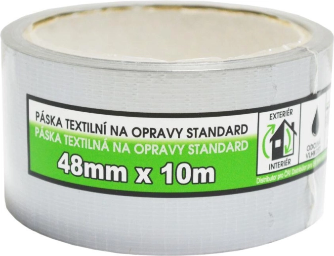 Universaalne kleeplint 48 mm × 10 m, hõbedane