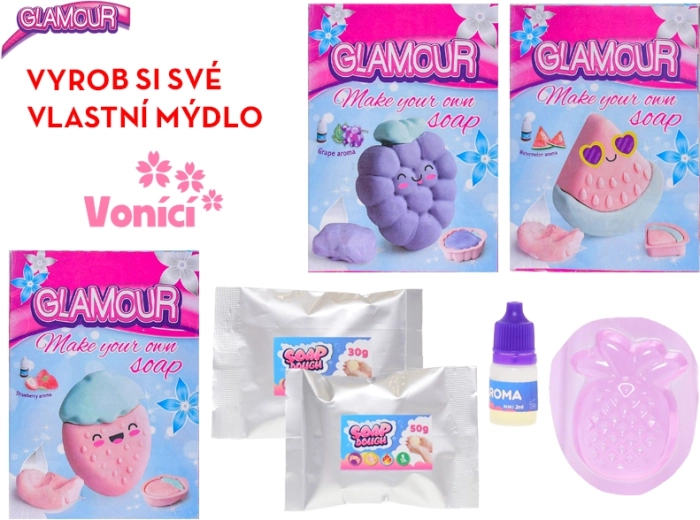 Glamour lõhnavat seepi valmistav modelleerimismass lastele