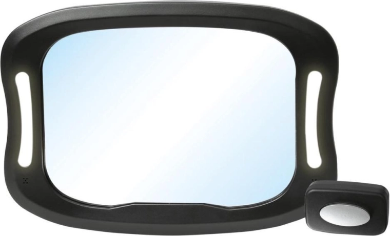 Freeon car mirror with LED lighting black