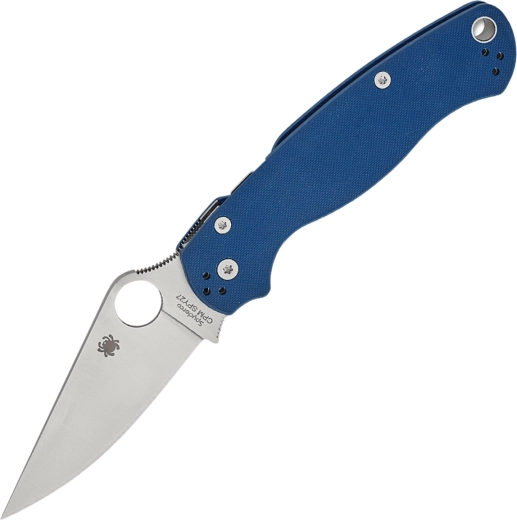 Taskunuga Spyderco Para Military 2 Cobalt Blue 8,8 cm, satiinviimistlus, G10