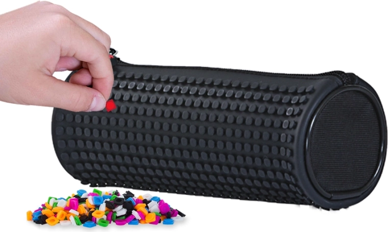 Pixie Crew Creative Round Pencil Case Black