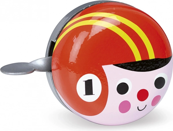 Retro jalgrattakell punane liuguriga