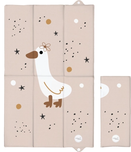 Ceba Baby reisipõhine mähkimisalus Basic Star Duck 80 × 50 cm