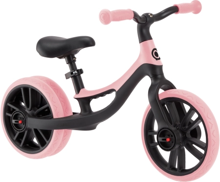 Globber Kids' Balance Bike Go Bike Elite Duo - Pastel Pink