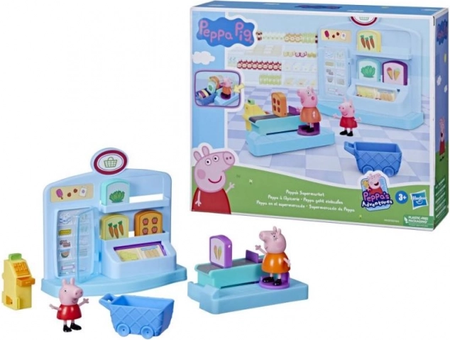 Supermarket PÕRSAS PEPPA – mängukomplekt figuuridega