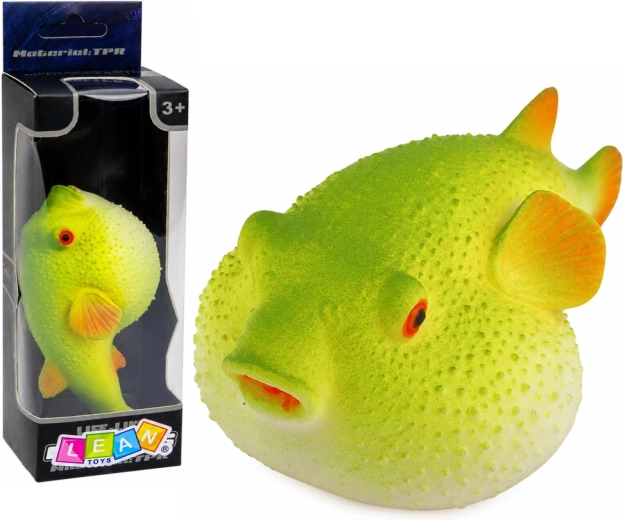 TPR Rubber Pufferfish Figurine 12 cm