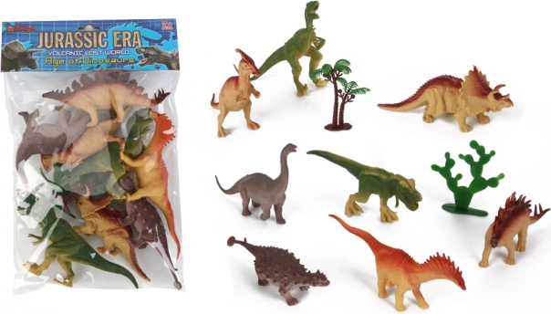Plastikdinosauruste komplekt – 10 tk