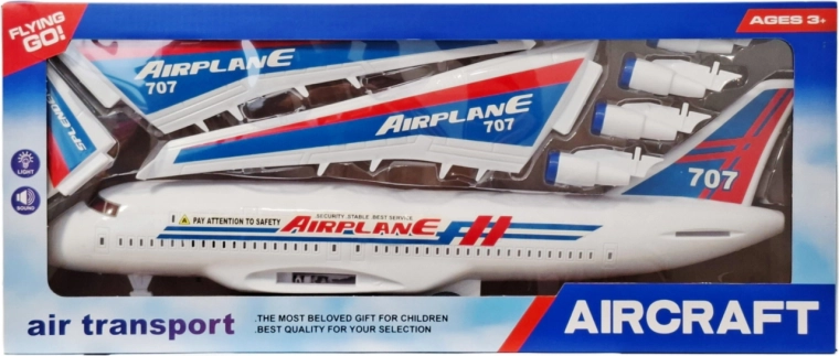 Passenger Airplane with Light and Sound