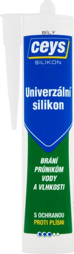 Universaalne valge silikoontihendusmass 280 ml CEYS
