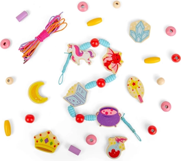 Bigjigs Toys wooden bead set Mystical Magic