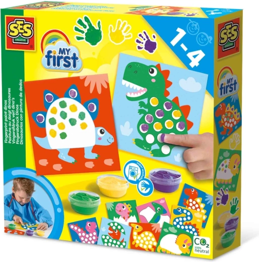 Finger Paints Color Your Own Dinosaur