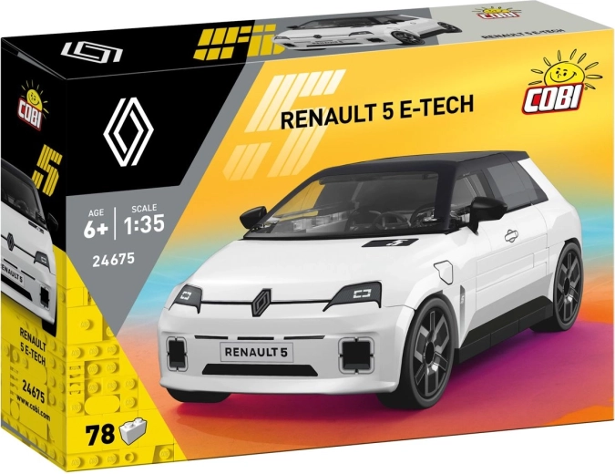 Cobi Renault 5 e-tech electric 1:35 (78 osa) - 1 tk