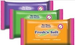 Fresh 'n Soft hand wet wipes Classic 15 pcs