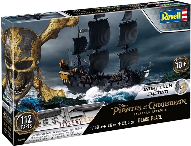 Plastikust laevamudel Black Pearl 1:150