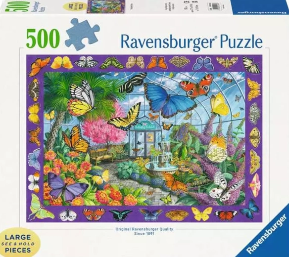 Ravensburgeri pusle Liblikapaviljon XXL 500 tükki