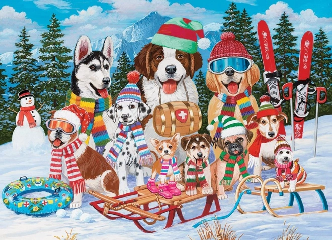 Cobble Hill puzzle Day of Snowy Fun 500 pieces