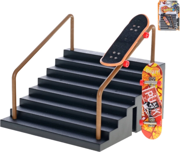 Sõrmerula (fingerboard) mängukomplekt trepi-rammiga