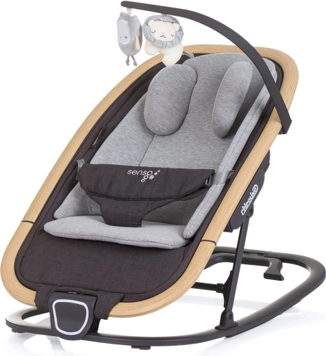 Chipolino infant bouncer Senso cloud+wood