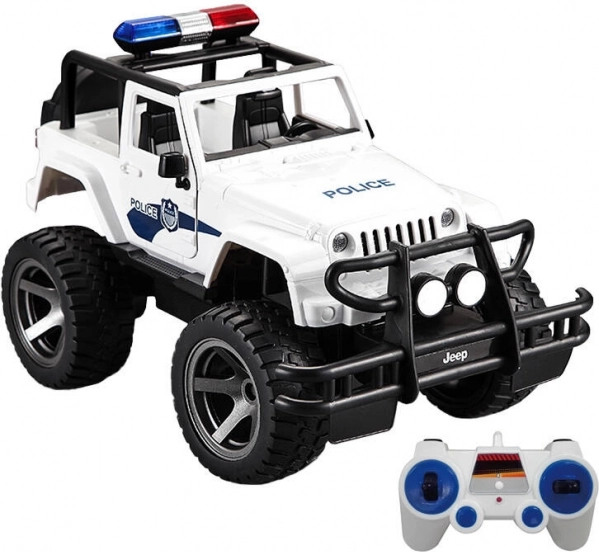 Double Eagle’i kaugjuhitav politseiauto Jeep 1:12