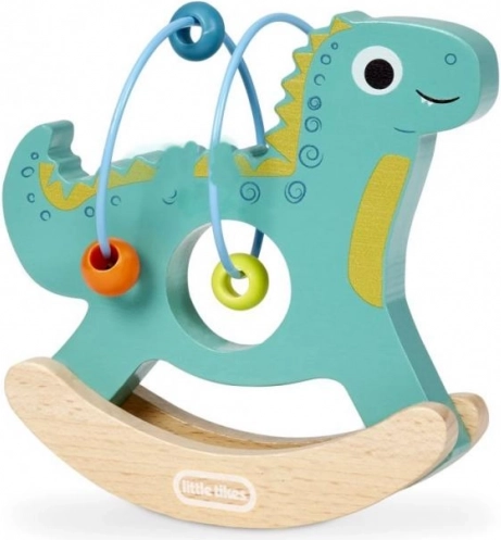 Little Tikes puidust kõigutatav loomake helmestega