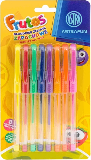 Set of Gel Pens with Fruity Scent, 8 pcs