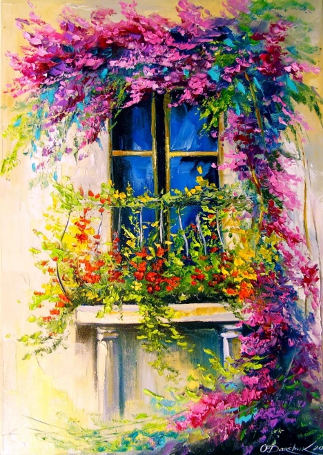 Blooming Balcony Puzzle 1000 Pieces