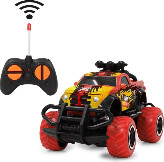 Jamara Runny Two RC monstertruck 1:43 punane 40 MHz