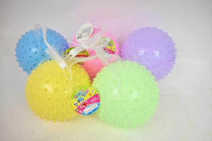 Pastel massage ball with spikes 23 cm