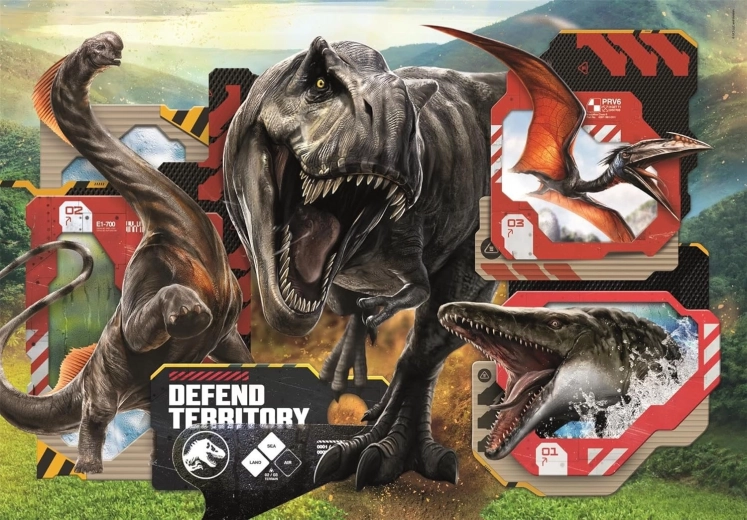 CLEMENTONI pusle Jurassic World MAXI 24 tükki