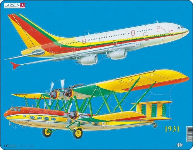 Puzzle Airplanes Past and Present 23 pieces