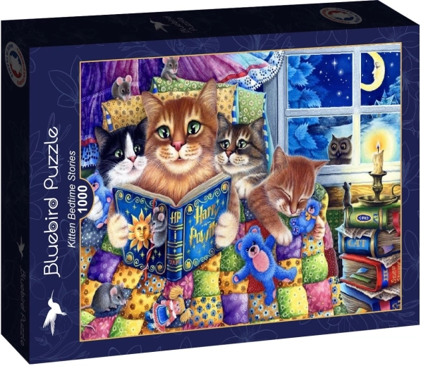 Bluebird puzzle Kassipojad ja head ööd muinasjutud 1000 tükki