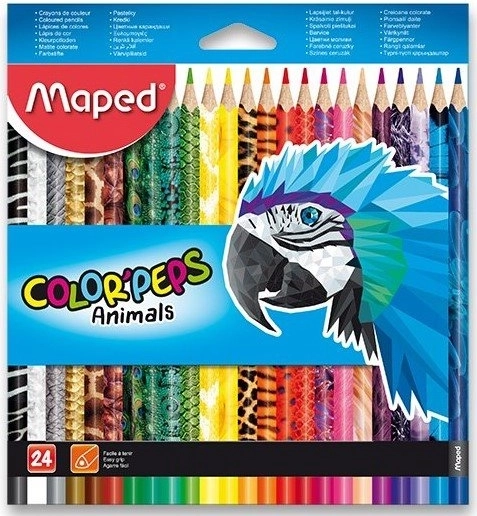Maped Color'Peps Animals värvipliiatsid 24 tk