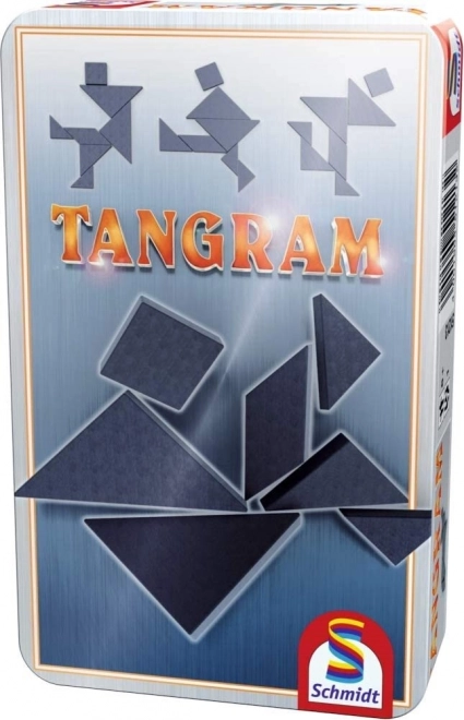 Tangrams in a Tin Box SCHMIDT – Black Set with 800 Templates