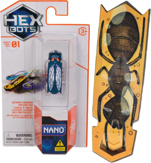 Spin Master HEX BOTS Nano mini robotputukas – seeria 1 (mix)