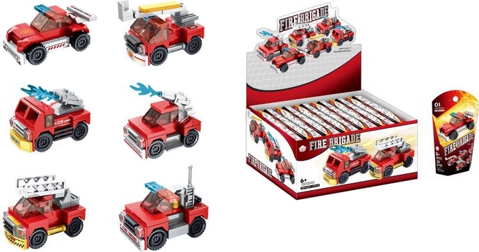 Mini Fire Truck Building Set