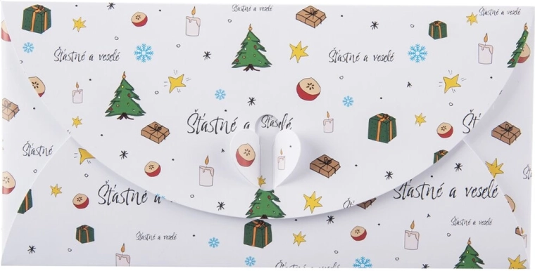 Paper Christmas envelope “Merry Christmas” (CZ/SK)