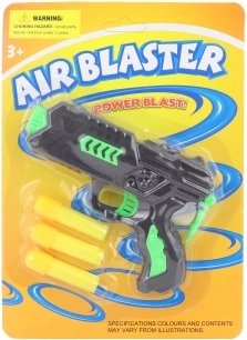 Plastist vahtpadrunite püstol lastele