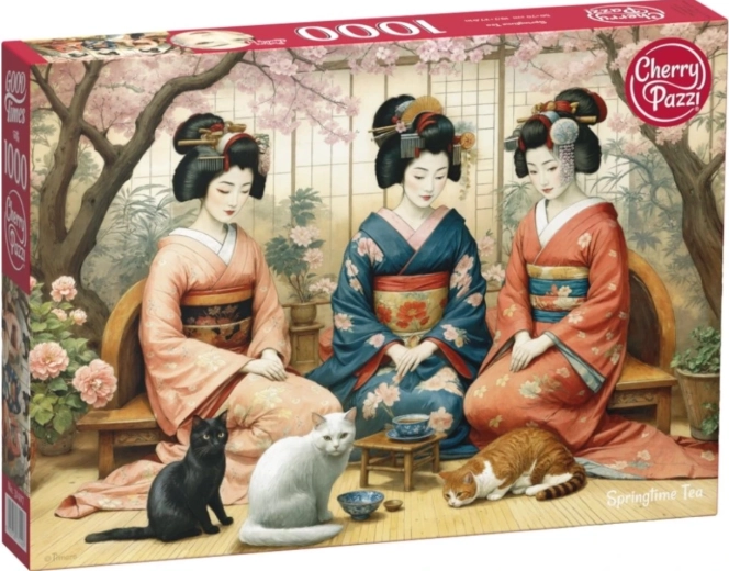 Cherry Pazzi puzzle Spring Tea 1000 pieces