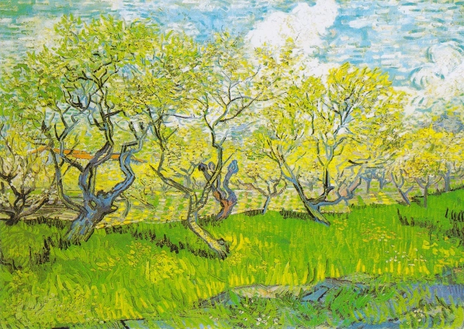 Pusle Vincent van Gogh: Õitsev aed 1000 tükki