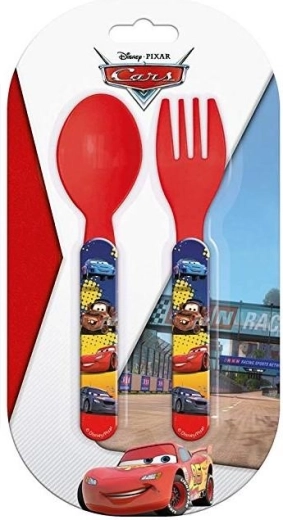 Plastist söögiriistad Cars – 1 tk