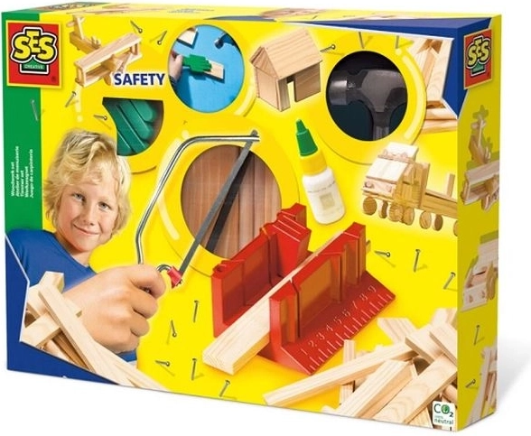 SES Creative laste puidutöö komplekt